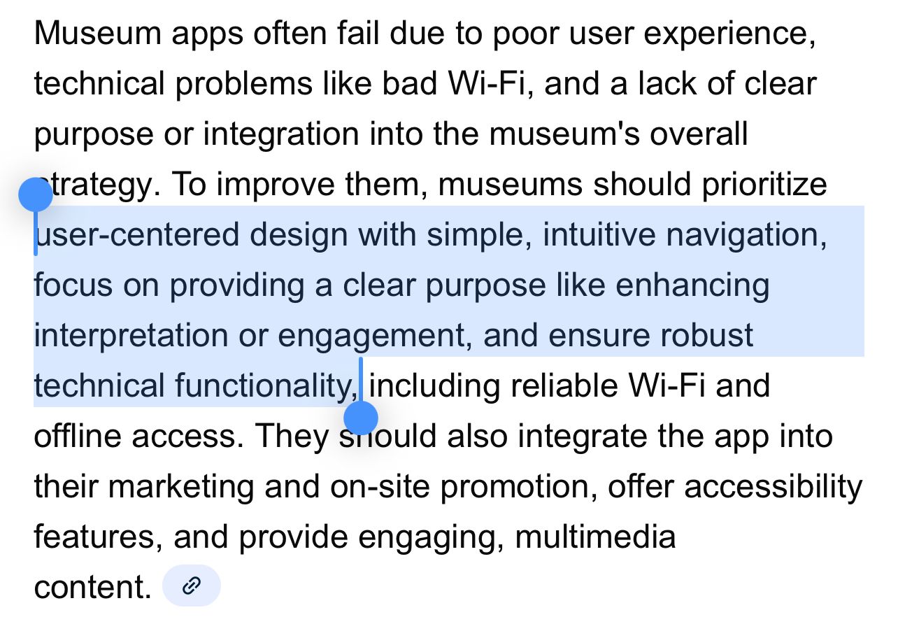Julie examining garment