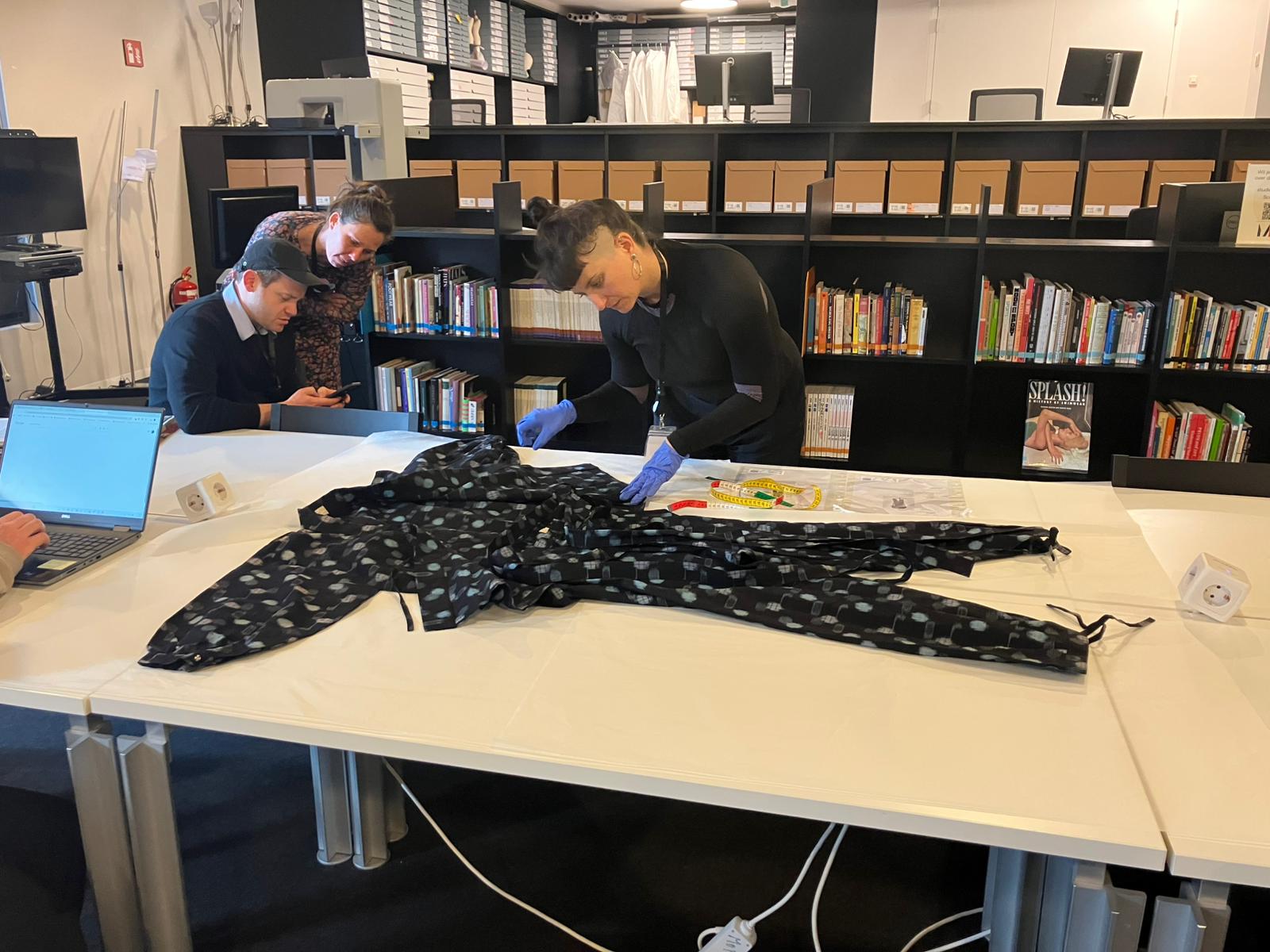 Kasuri garment in 3D viewer