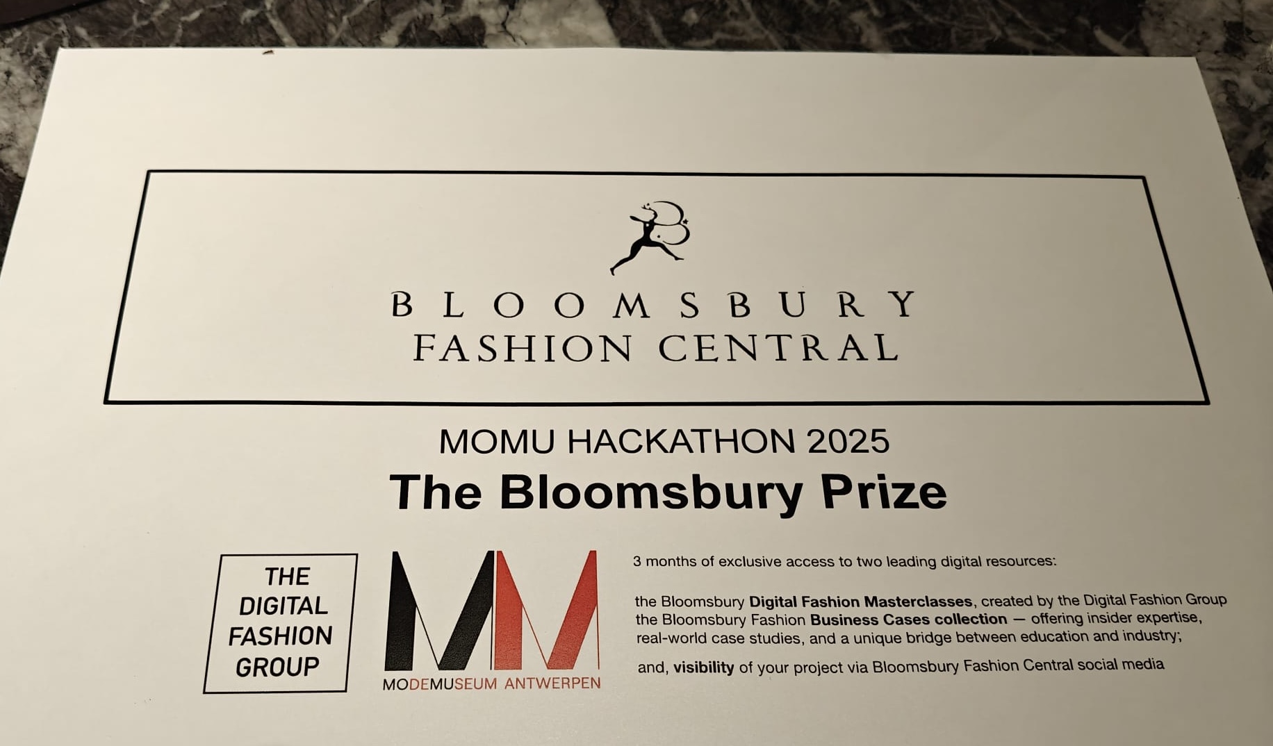 Bloomsbury Fashion Central Prize